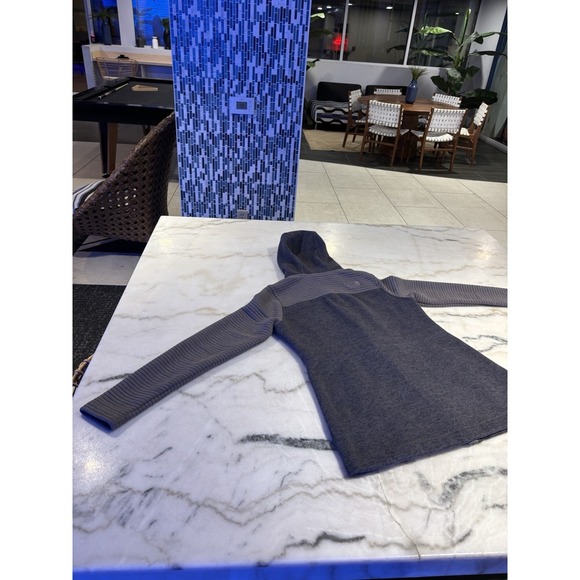 North Face Women's Size Small Full-zip Fleece Hoodie Amazing Condition Gray - Picture 11 of 12